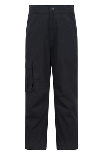 Kids Winter Trek Fleece Lined Pants Black