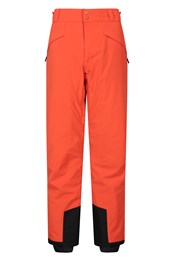 Orbit 4 Way Stretch Mens Ski Pants  Bright Orange