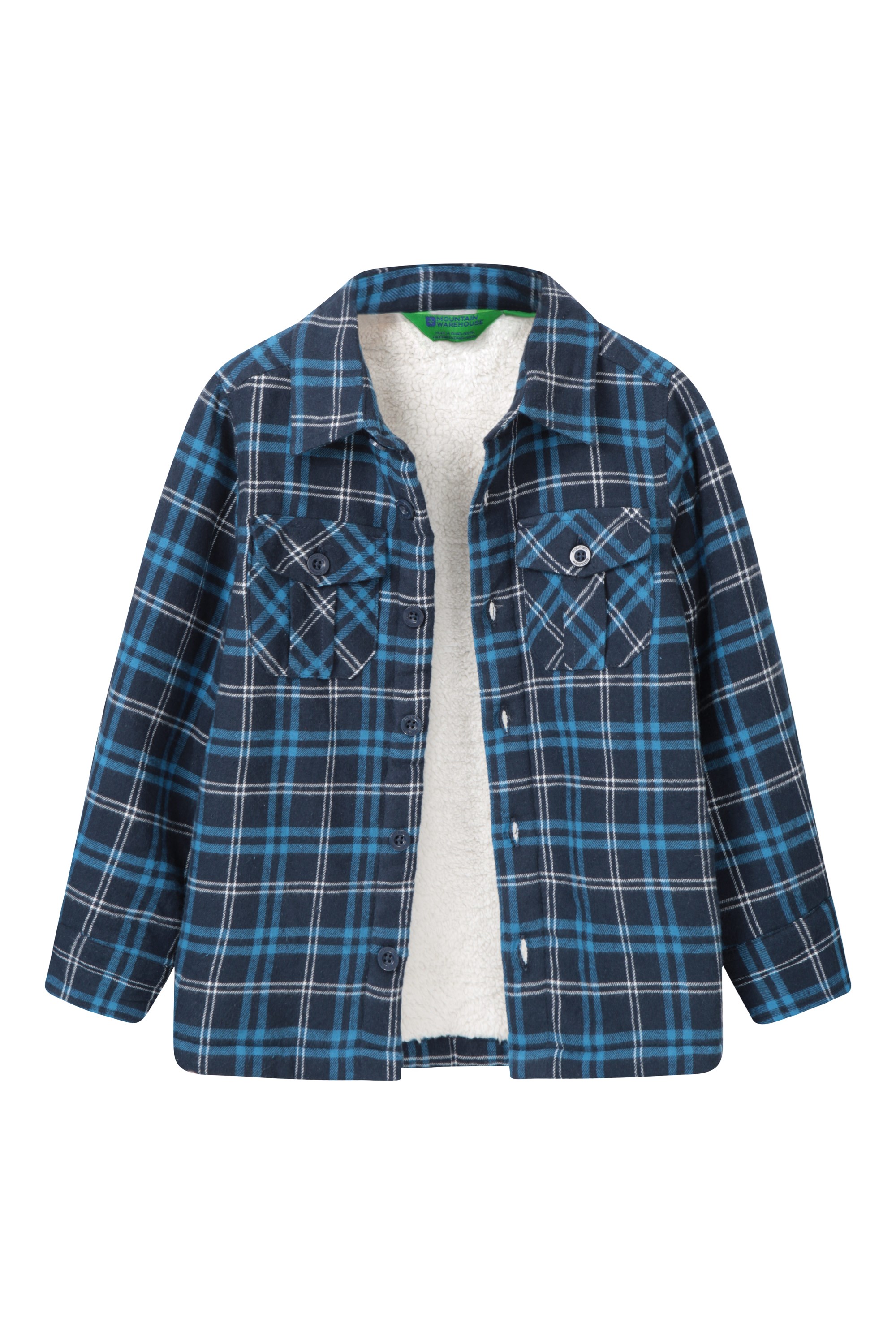 avec 2 Poches Avant R/ésistante /à l/’Eau Mountain Warehouse Veste matelass/ée Rocko pour Enfant en Microfibre