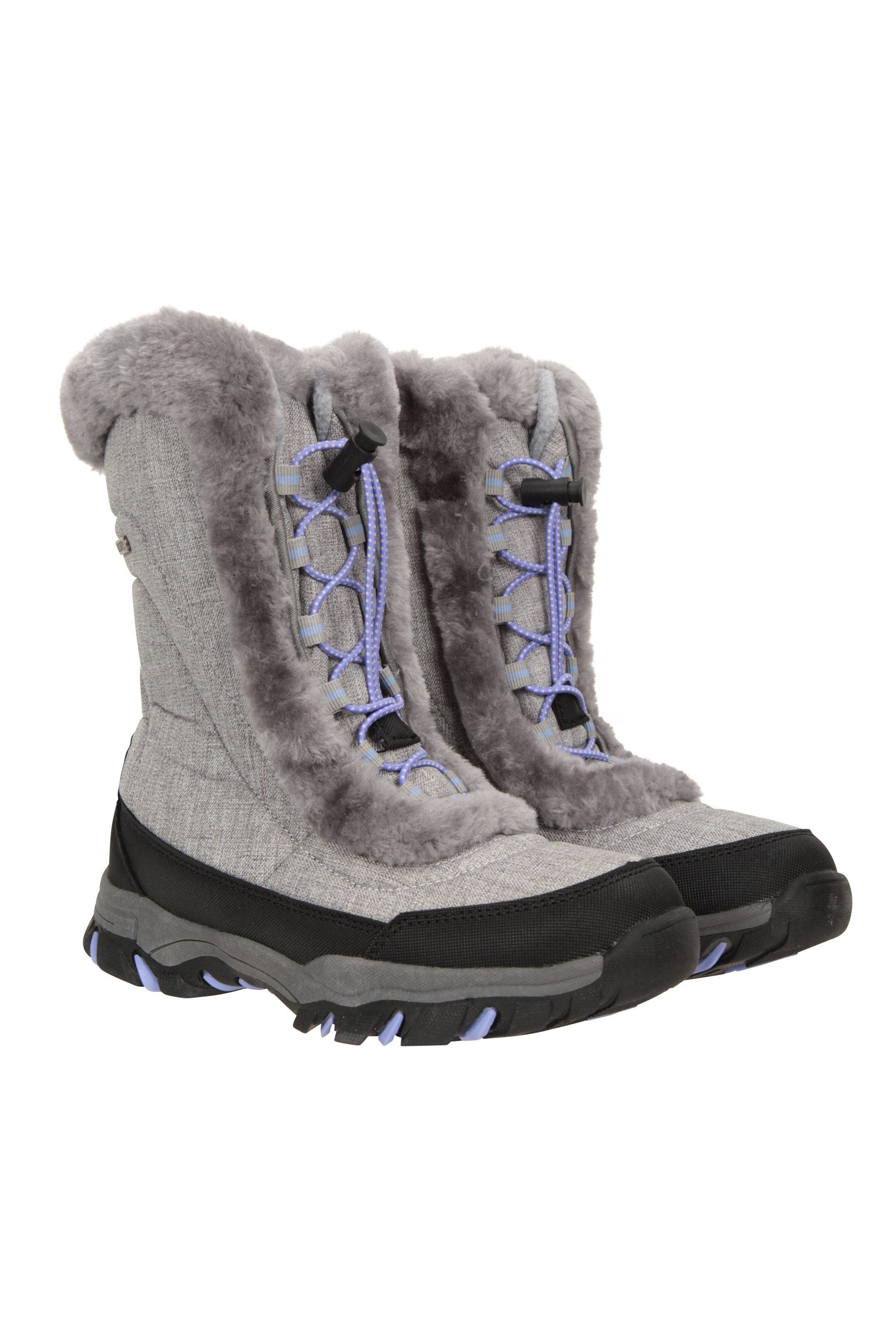 Ohio Youth Snow Boots - Grey