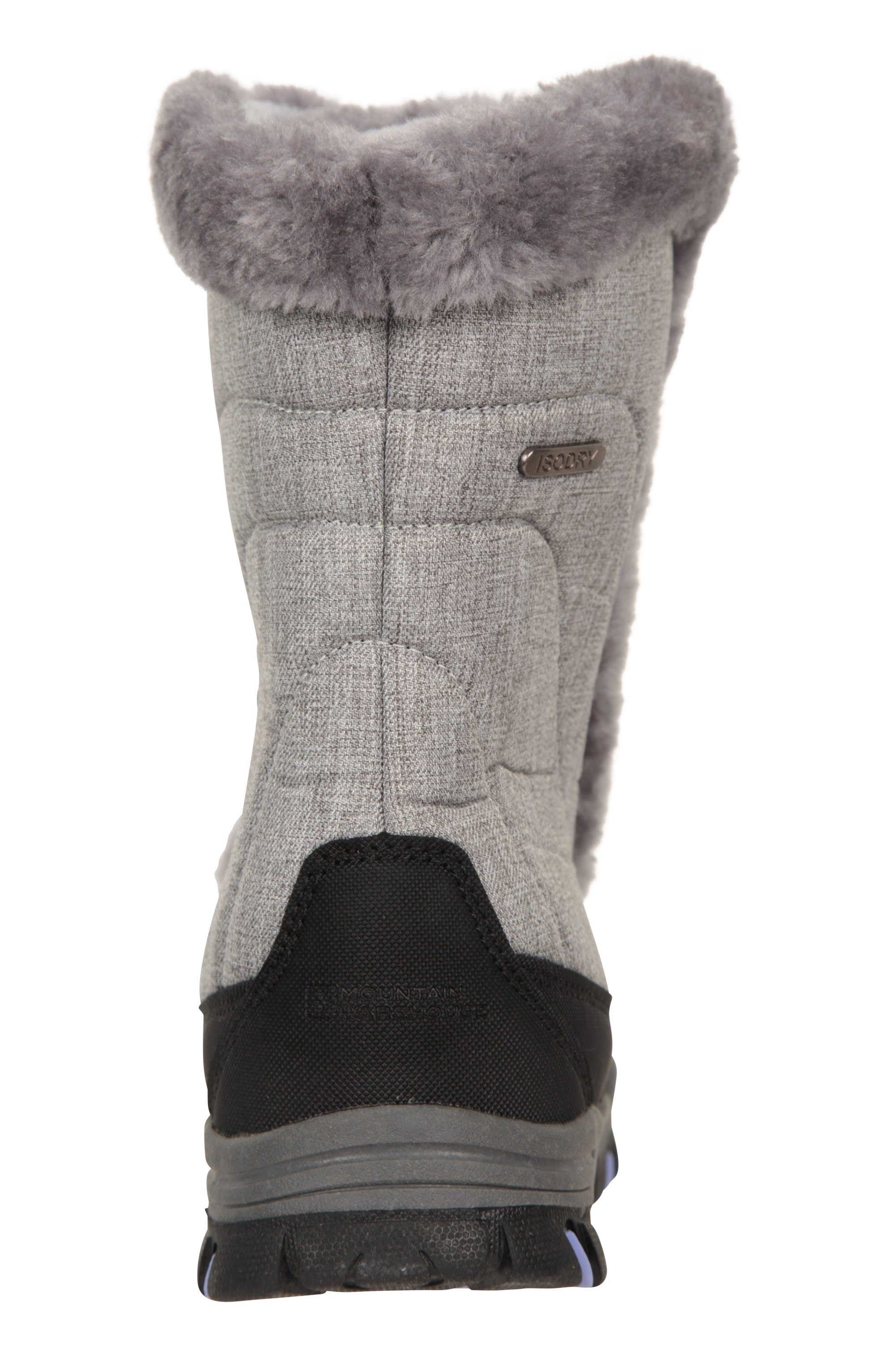 EU 36 RRP £59 5057652993902 Mountain Warehouse Ohio Kids Fleece Lined Dark Grey & Purple Snow Boots Size UK 4 