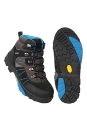 Edinburgh Vibram Youth Waterproof Walking Boots Blue