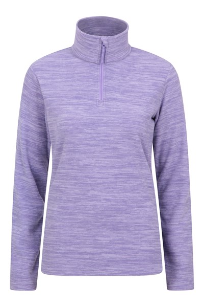 Snowdon Melange Womens Fleece - Purple
