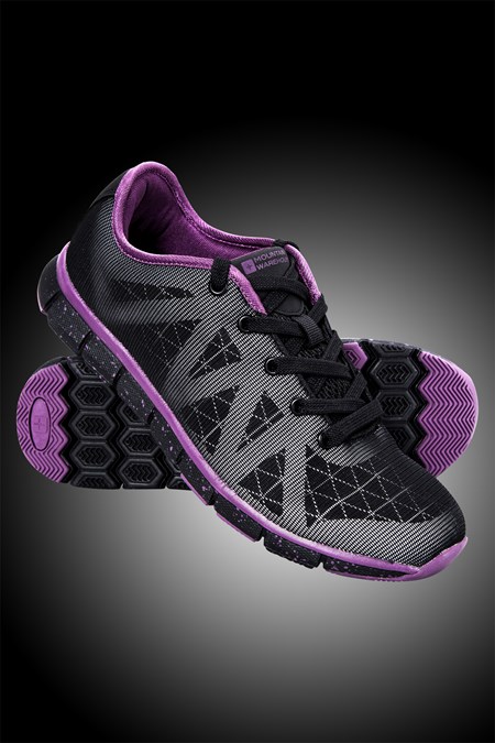 Velocity Womens Reflective Running Shoes | Mountain Warehouse CA
