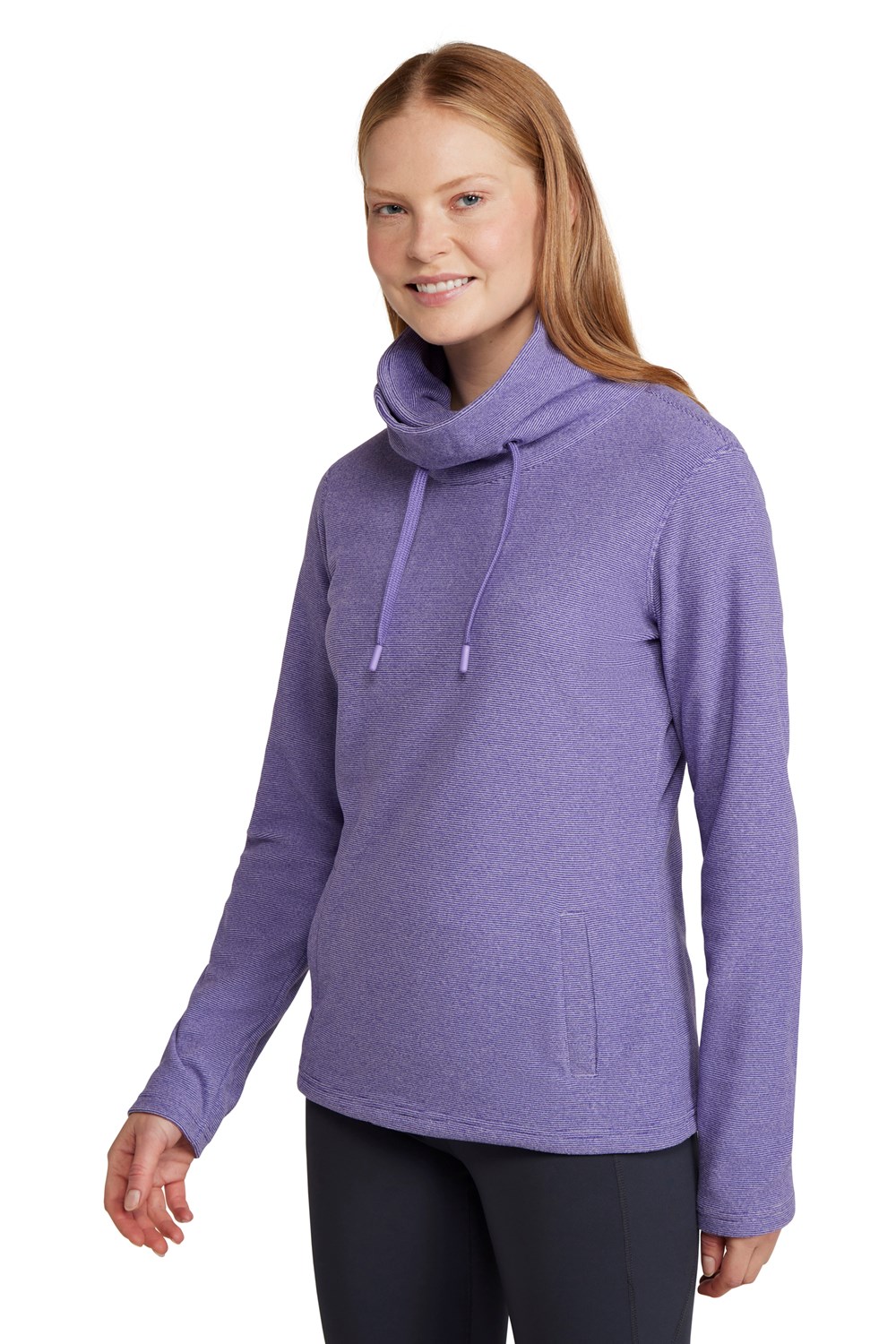 Mountain Warehouse Womens Hebridean Cowl Neck Ladies Fleece Antipill Sweater Top - Picture 55 of 66