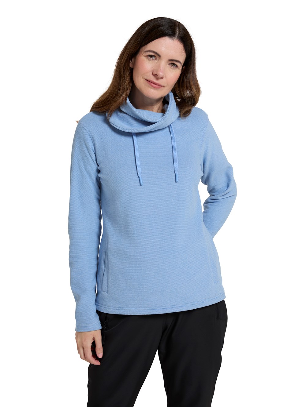 Mountain Warehouse Womens Hebridean Cowl Neck Ladies Fleece Antipill Sweater Top - Picture 66 of 66