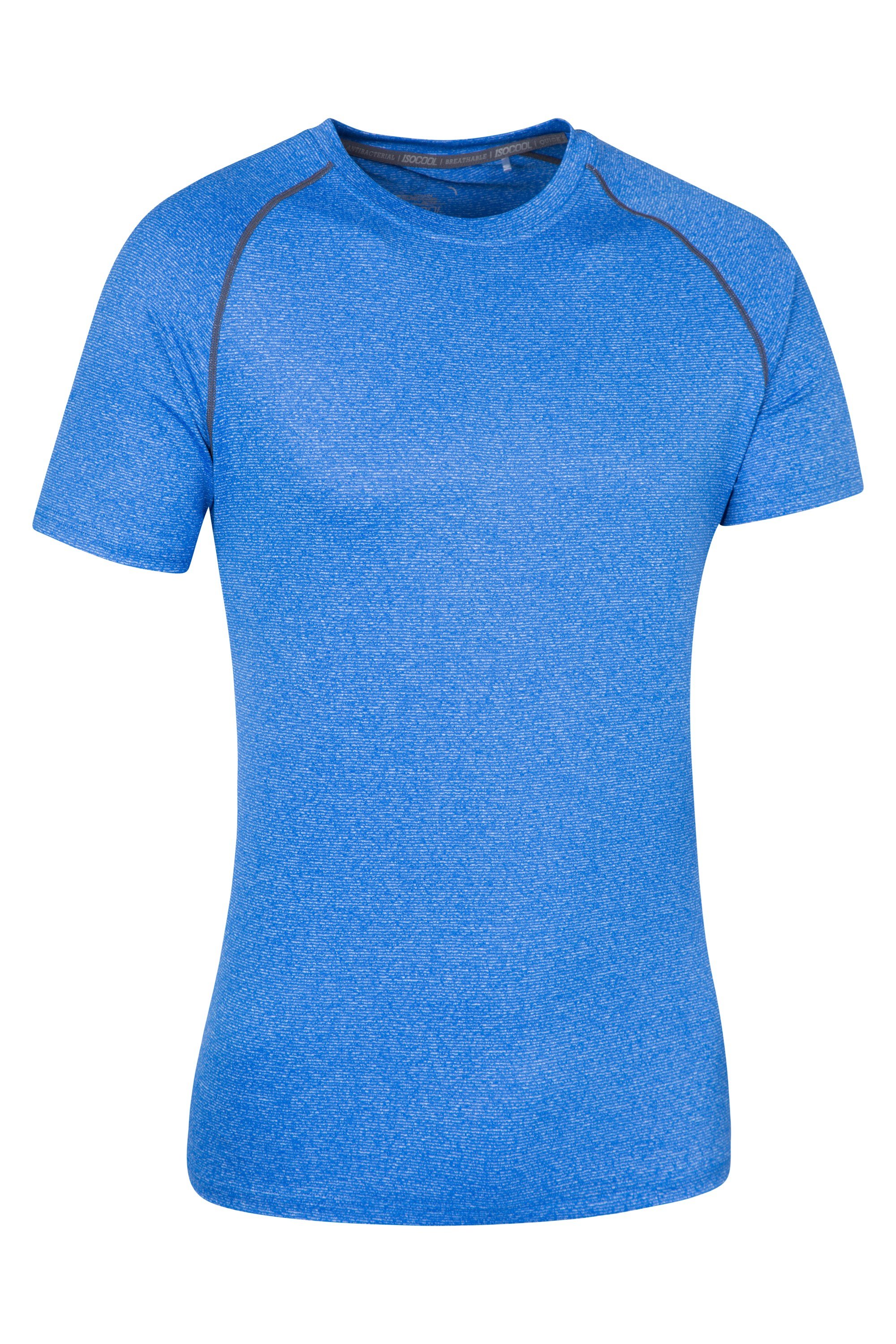 Warm Tee Shirt UV Sweat Wicking Top for Gym Cosy Outdoors Sports Lightweight T-Shirt Mountain Warehouse Cosmo Mens IsoCool Tee