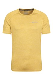 Agra IsoCool Gestreiftes Herren T-Shirt Gelb