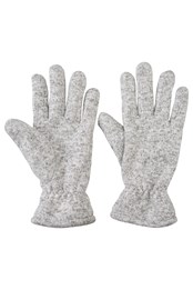 Nevis Womens Fleece Gloves Grey