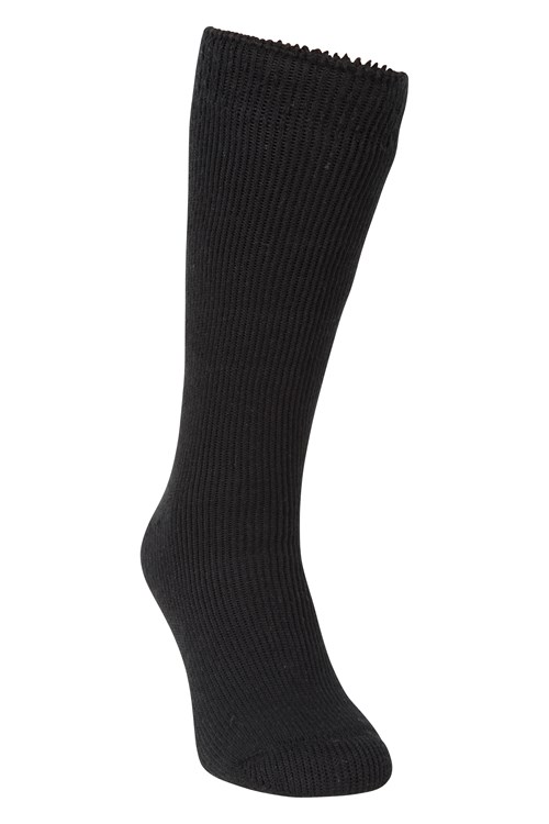 Avalanche Ultimate Thermal Crew Sock-3 Pair-Size 6-12 Men's Black/Gray 