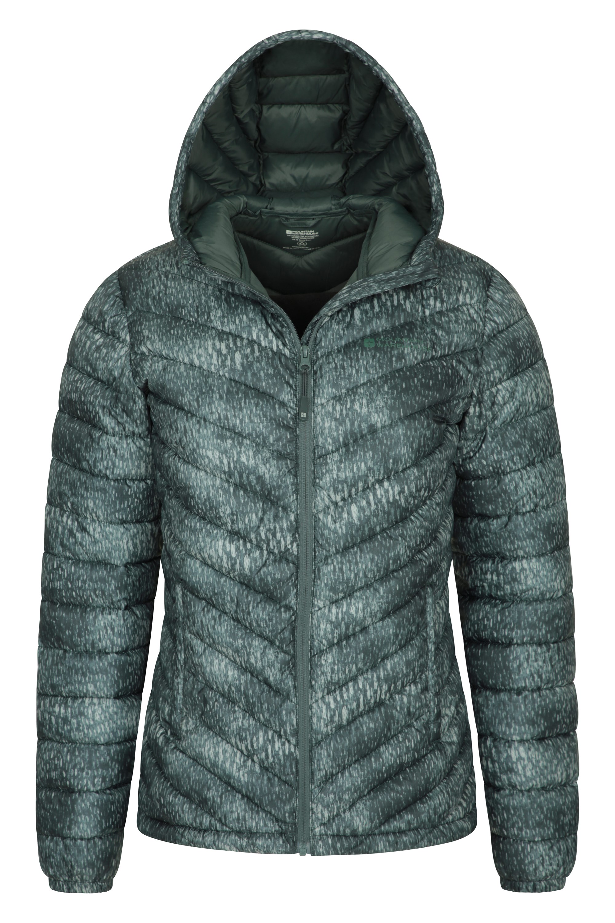 Seasons womens printed outlet padded jacket