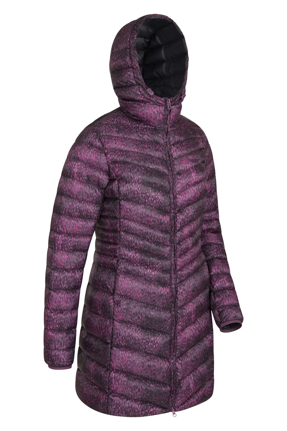 Mountain Warehouse Womens Long Padded Jacket Water Resistant Winter ...