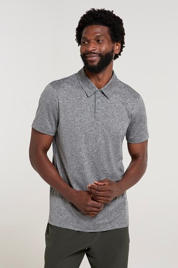 Deuce IsoCool Mens Polo Grey