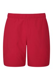 Seven Hurdle Herren Lauf-Shorts Rot