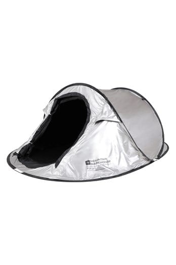 Black Out Pop-Up Double Skin 3 Man Tent Grey