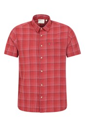 Męska koszula Holiday Mens Cotton Czerwień wenecka