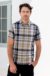 Holiday Mens Cotton Shirt Beige