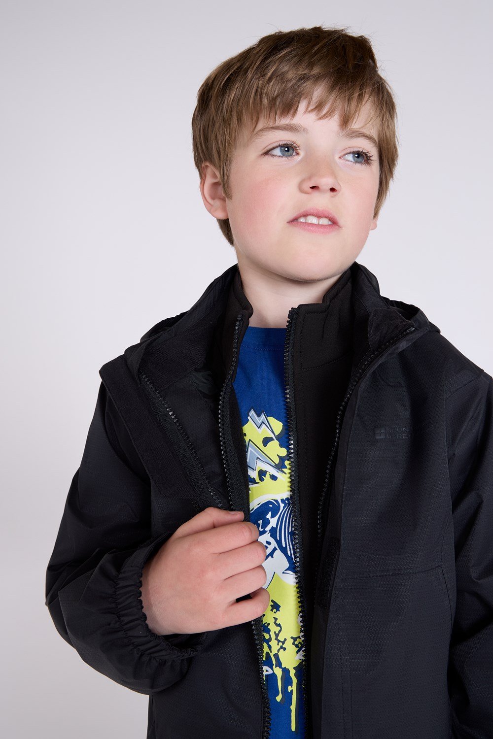 Mountain Warehouse Kids Bracken 3 in 1 Jacket Childrens Waterproof Warm Coat - Picture 17 of 33