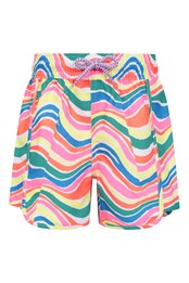 Patterned Kids Boardshorts Neon Brights