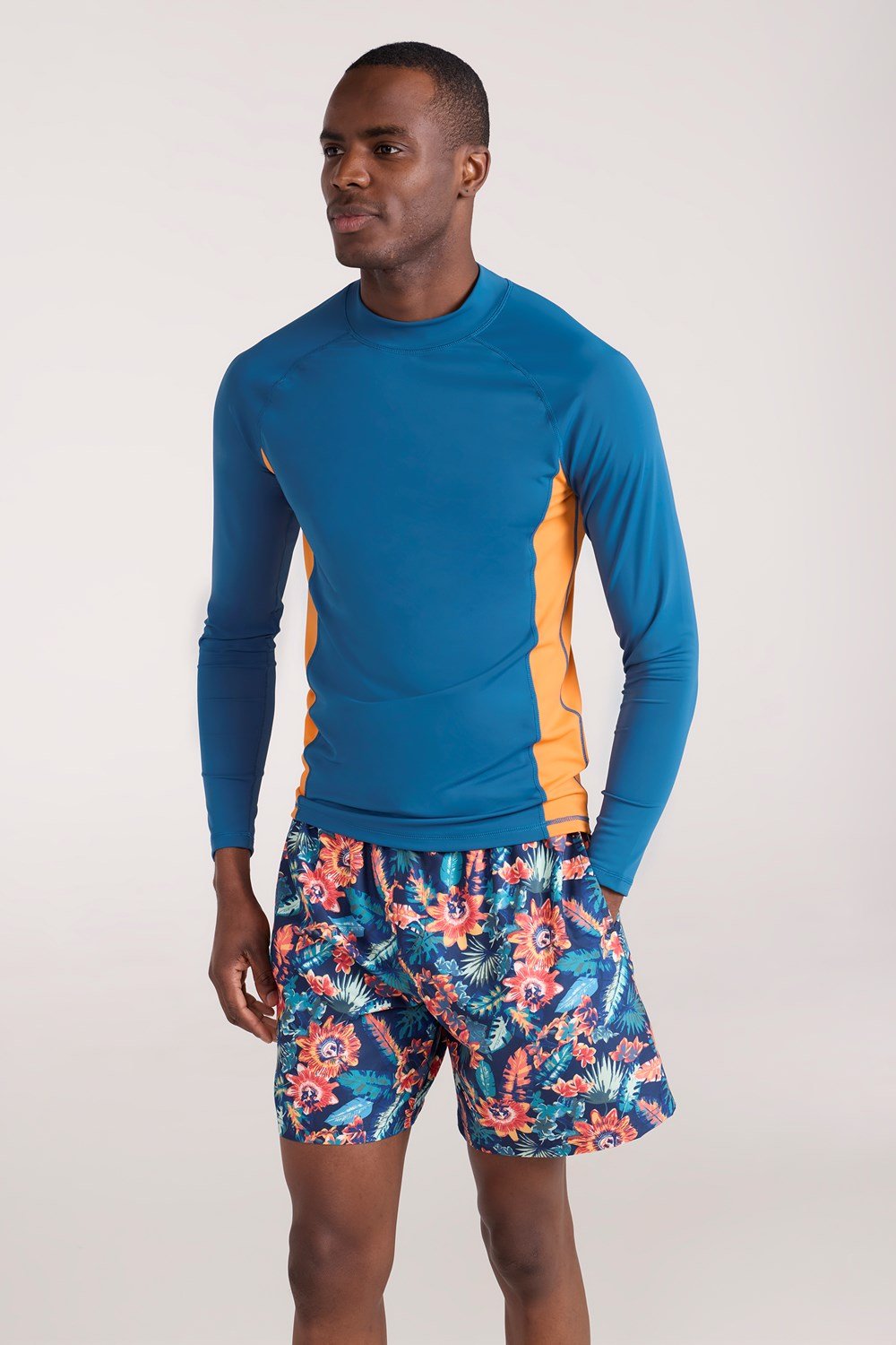 Mountain Warehouse Mens Long Sleeve Rash Vest Lightweight Comfort Quick Dry Top - Picture 28 of 89