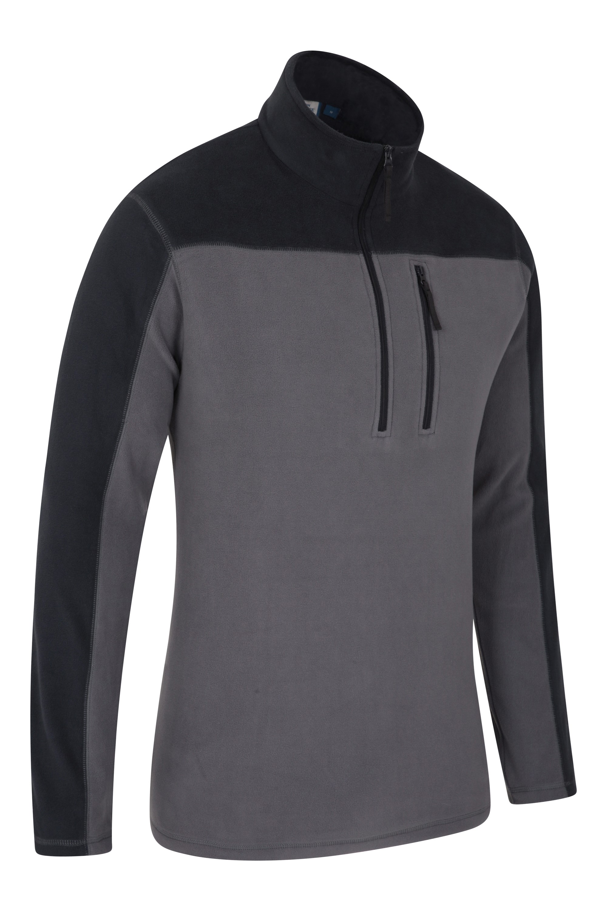 argyle mens half zip fleece