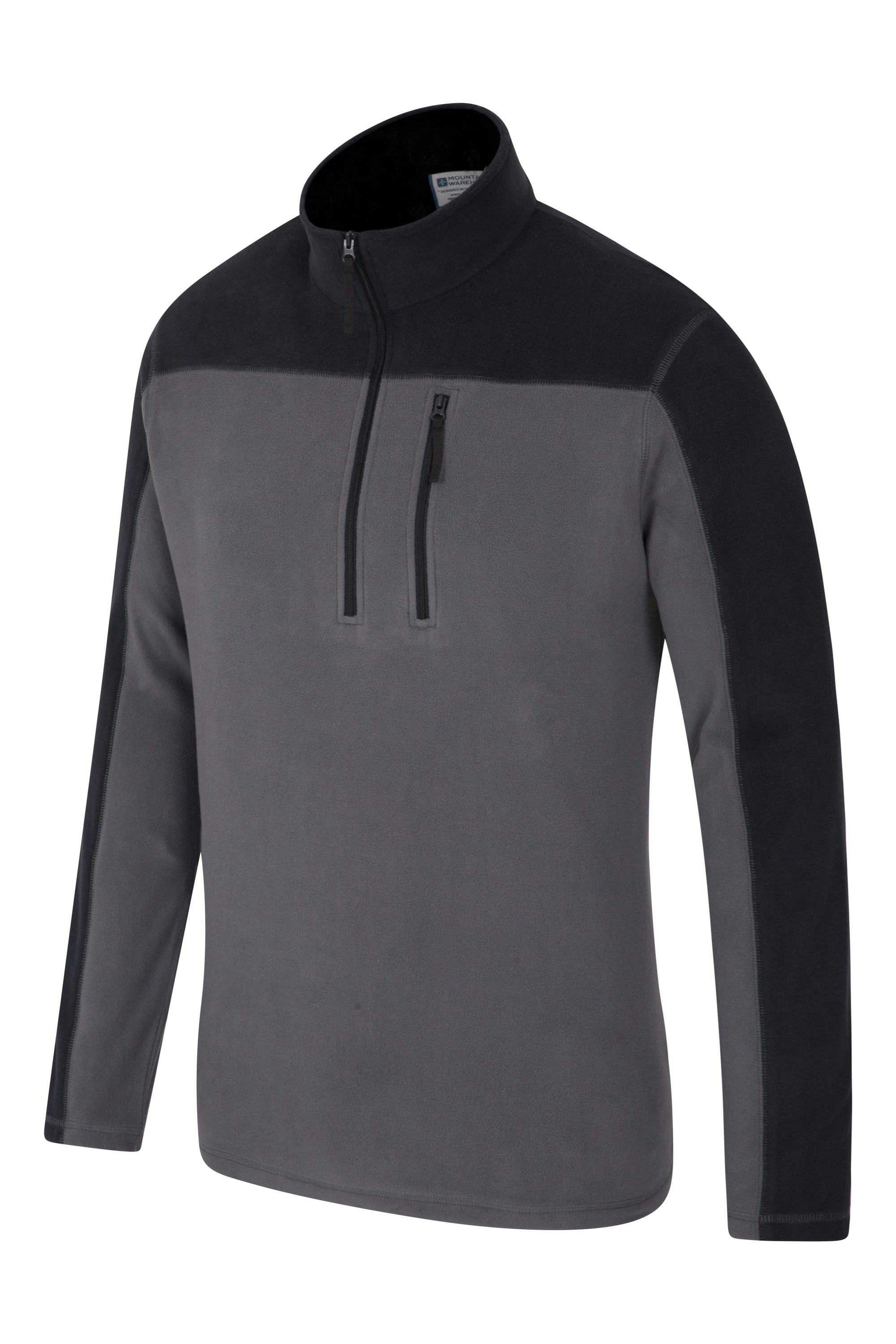 argyle mens half zip fleece