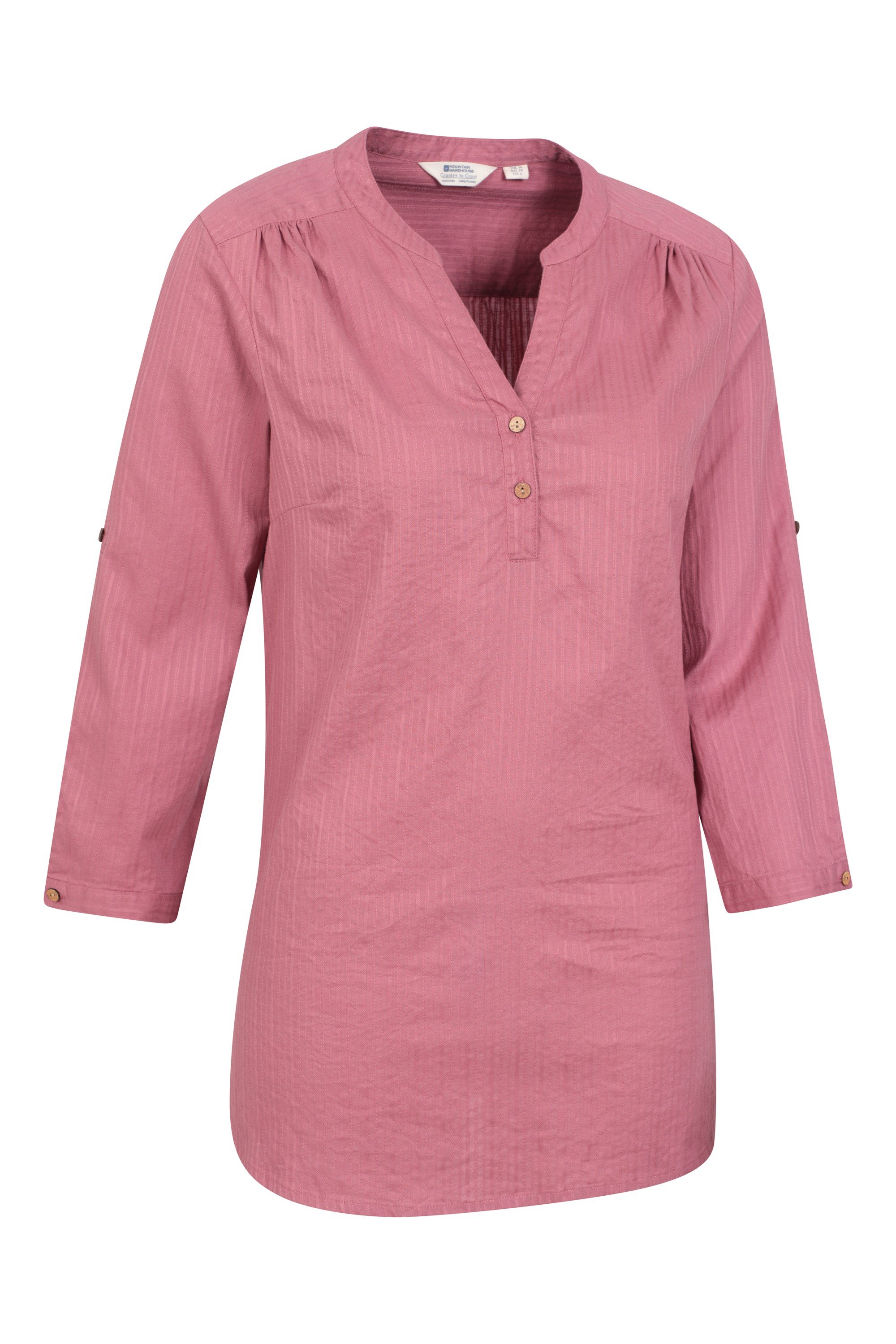 Petra Womens Relaxed Fit 3/4 Sleeve Shirt