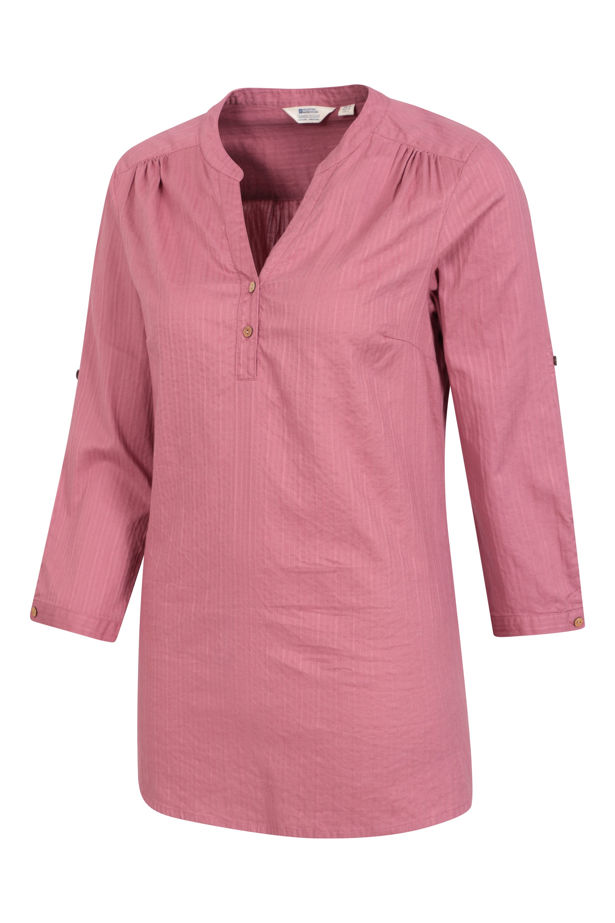 Petra Womens Relaxed Fit 3/4 Sleeve Shirt