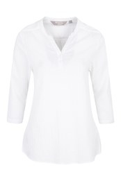 Camisa Mangas 3/4 Petra Mujer Blanco