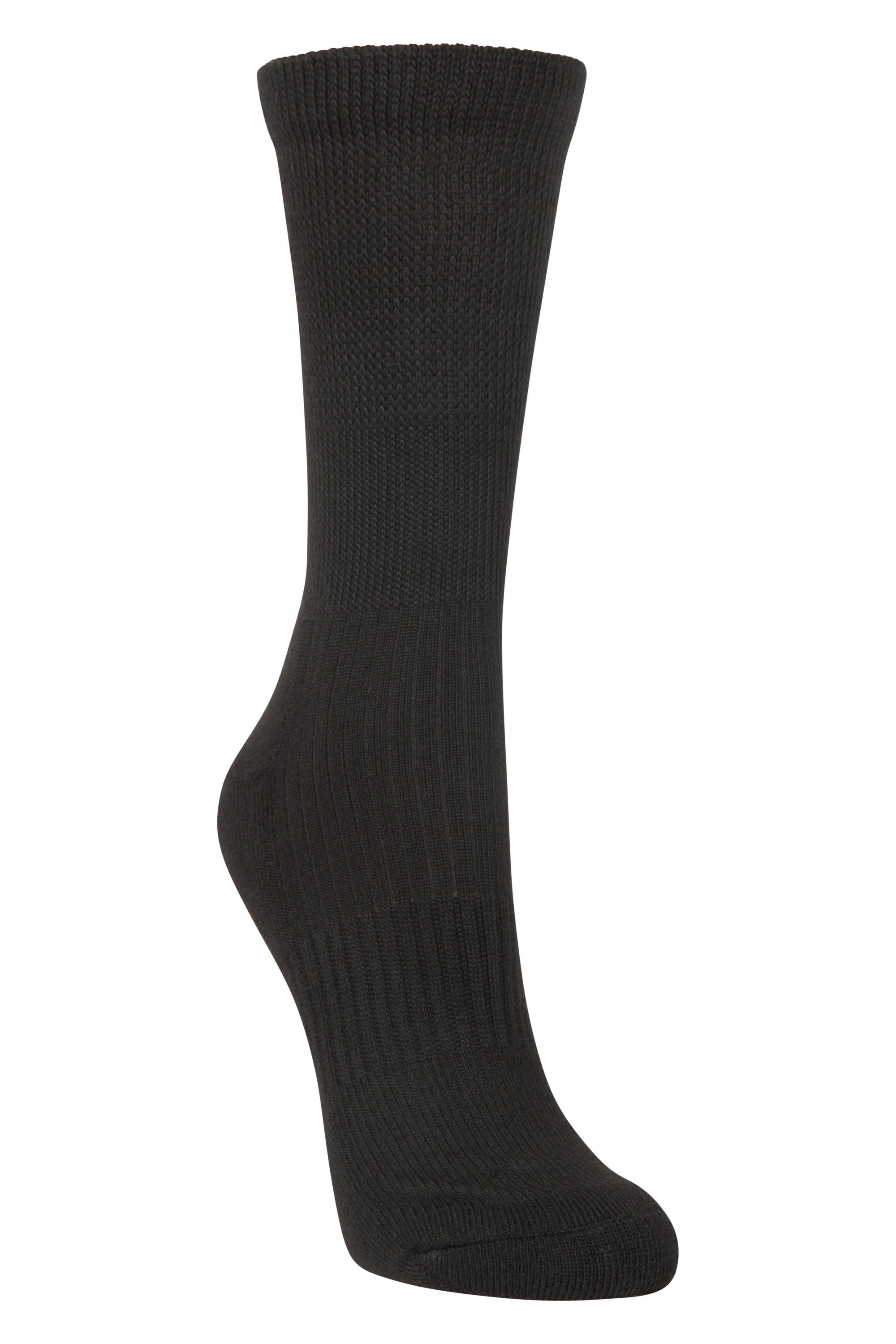 IsoCool Womens Mid-Calf Hiker Socks - Black