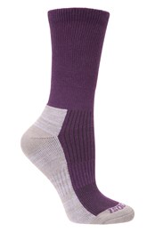 IsoCool Womens Hiker Socks Dark Purple