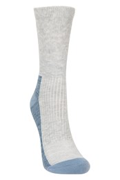 IsoCool Womens Hiker Socks Light Grey