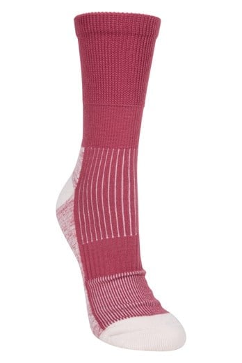 IsoCool Womens Mid-Calf Hiker Socks Pink