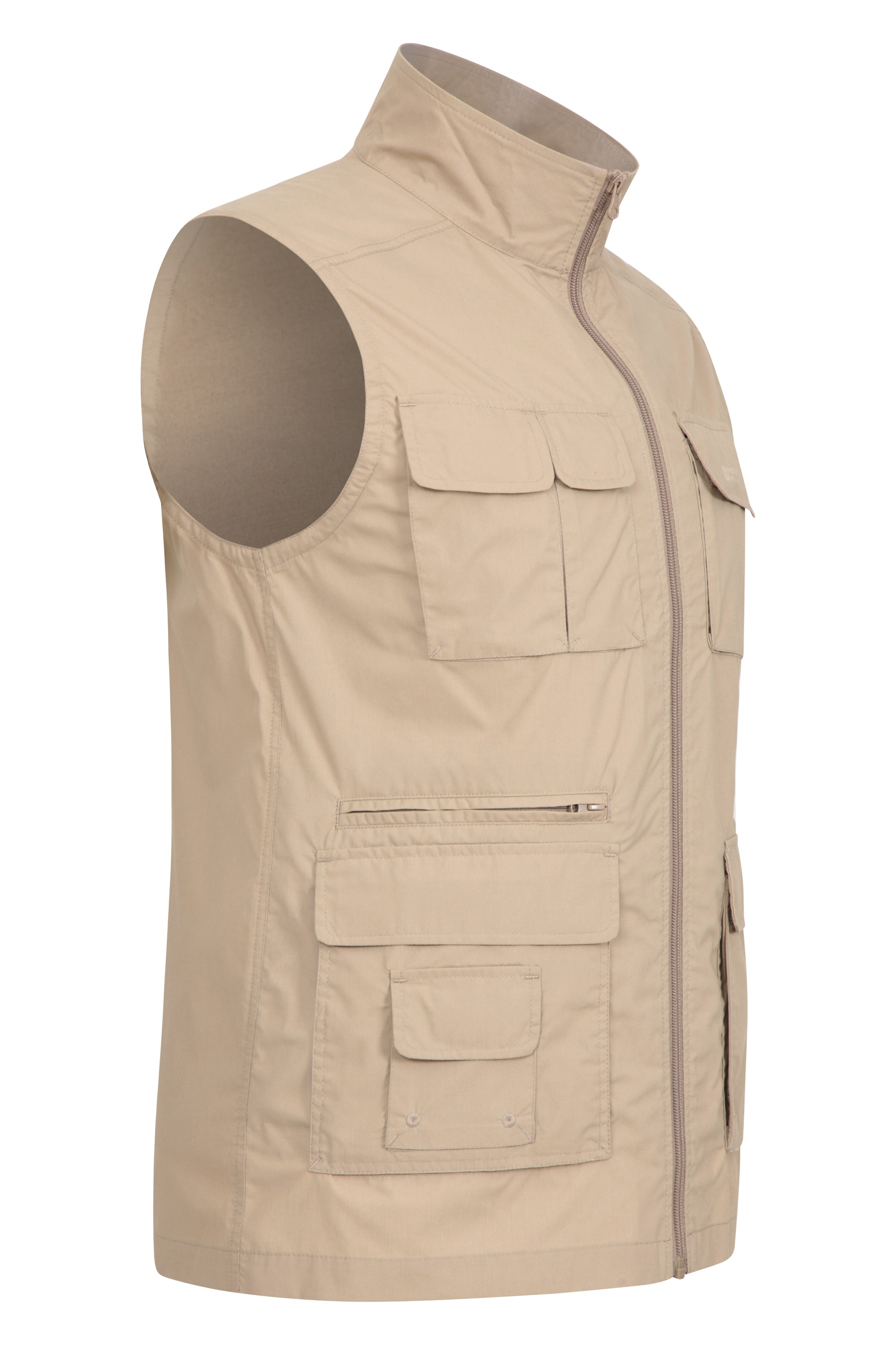Mountain Warehouse Mens Trek II Gilet Male Warm Breathable Long Sleeved Puffer 