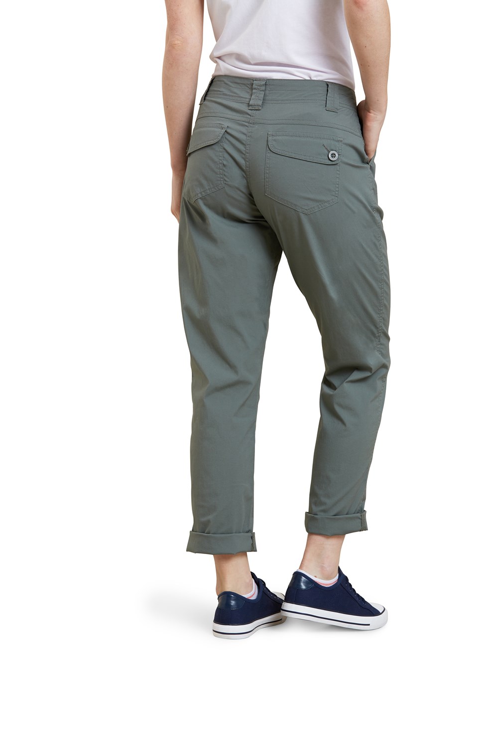 Mountain Warehouse Coast Ladies Trousers Stretch Lightweight Cotton Pants Womens | eBay