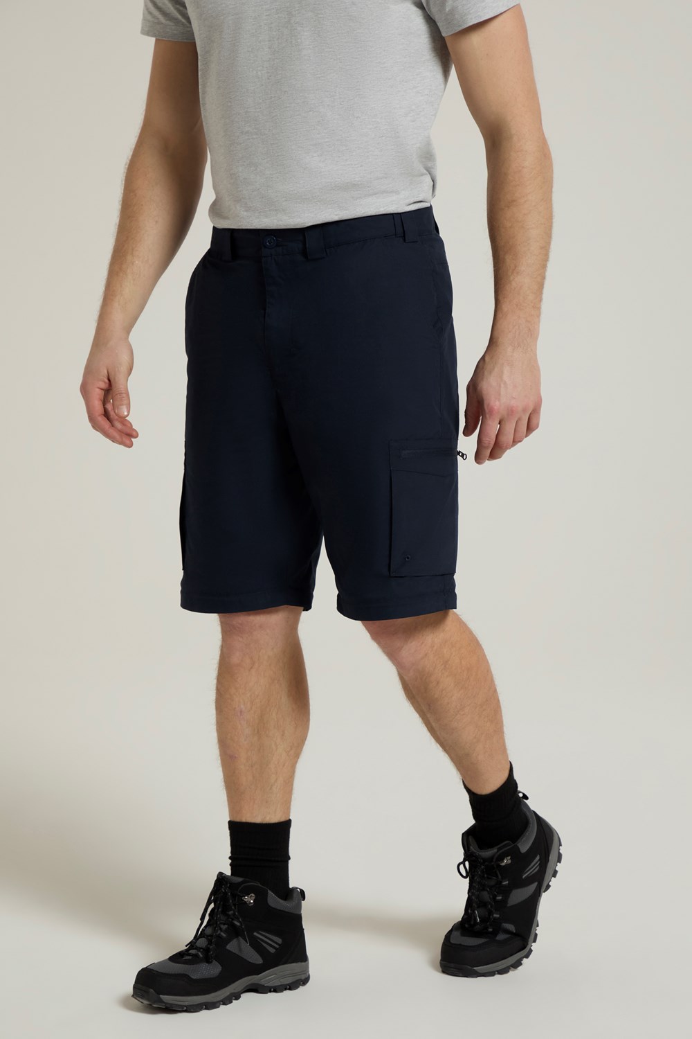 Mountain Warehouse Mens Zip Off Trek Trousers Convertible Shorts Walking Hiking - Picture 28 of 60