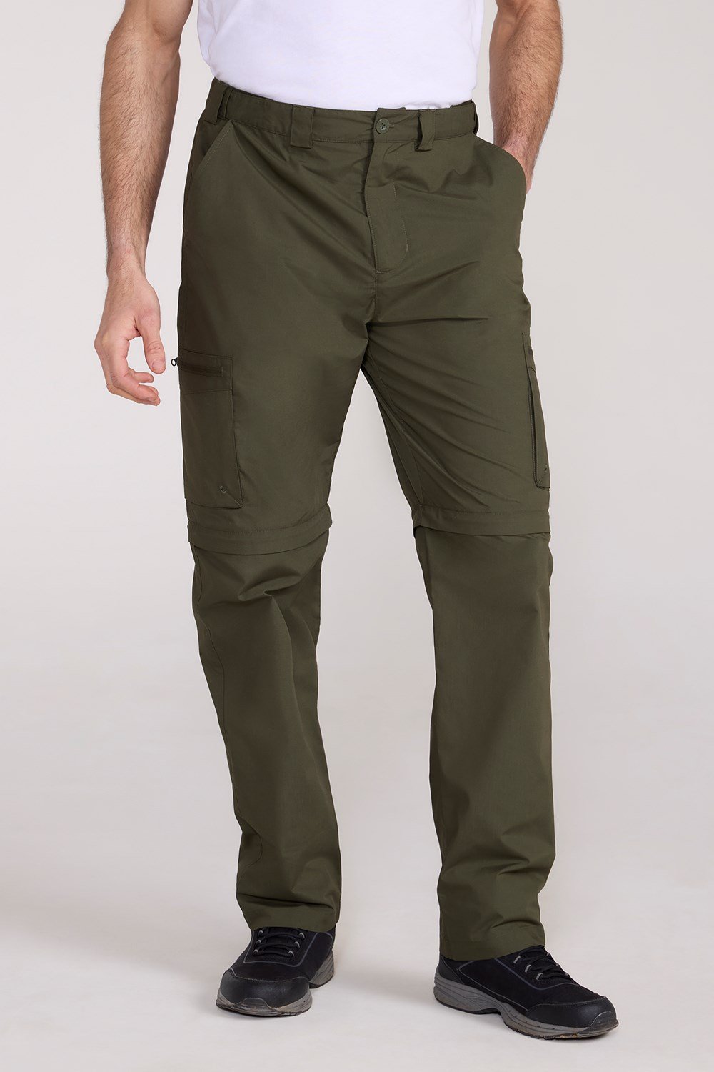 Mountain Warehouse Mens Zip Off Trek Trousers Convertible Shorts Walking Hiking - Picture 49 of 60