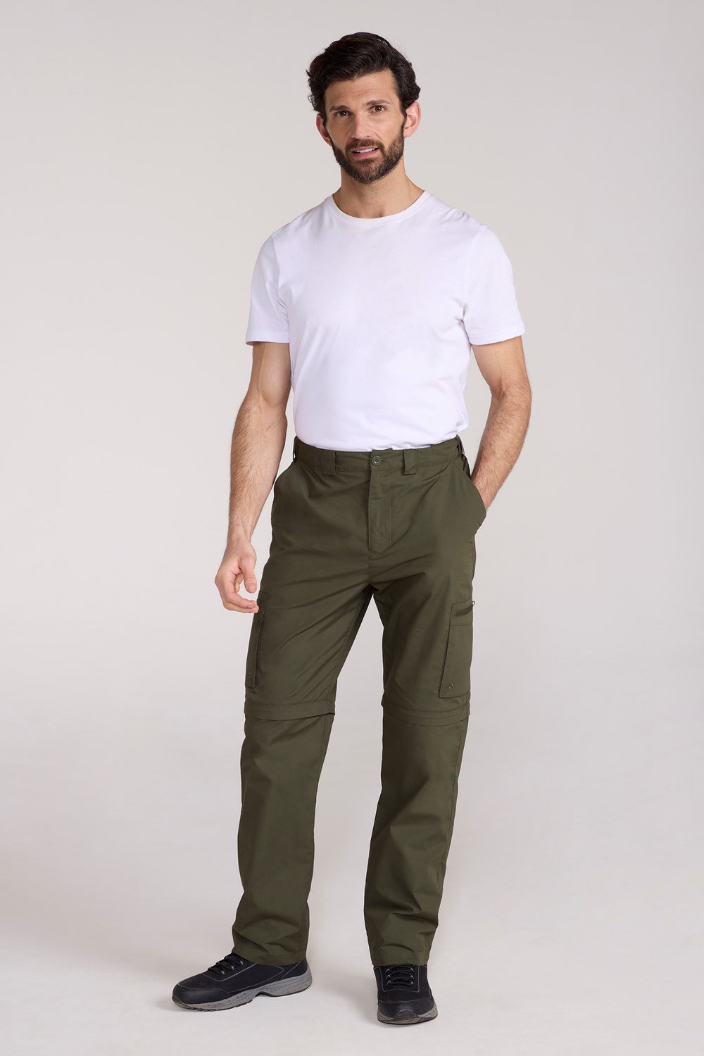 Mountain Warehouse Mens Zip Off Trek Trousers Convertible Shorts Walking Hiking - Picture 51 of 60
