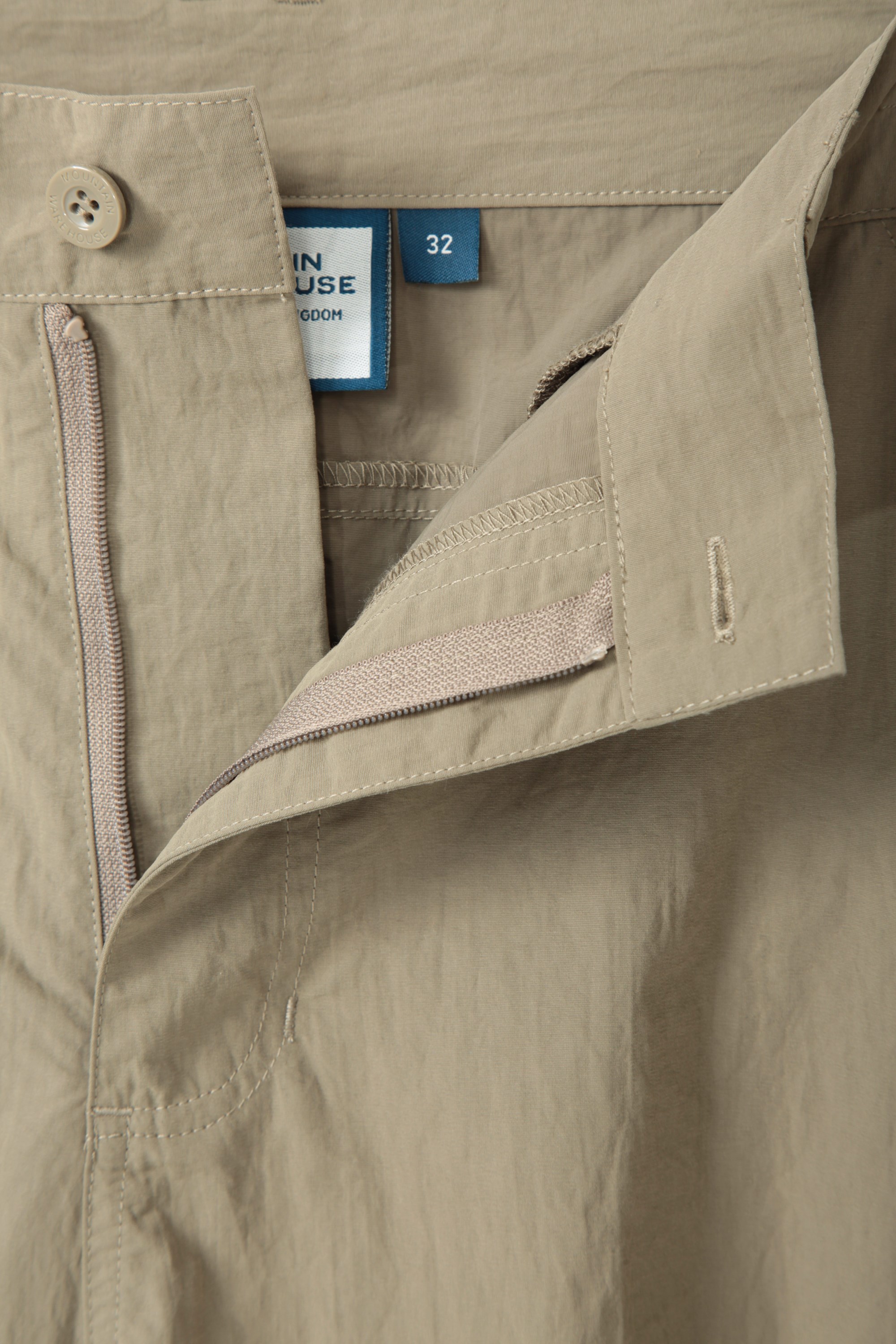 Long Lenght w// Two Front Pockets Mountain Warehouse Mens Trek Trousers