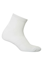 Mens Active Trainer Socks 2-pack White