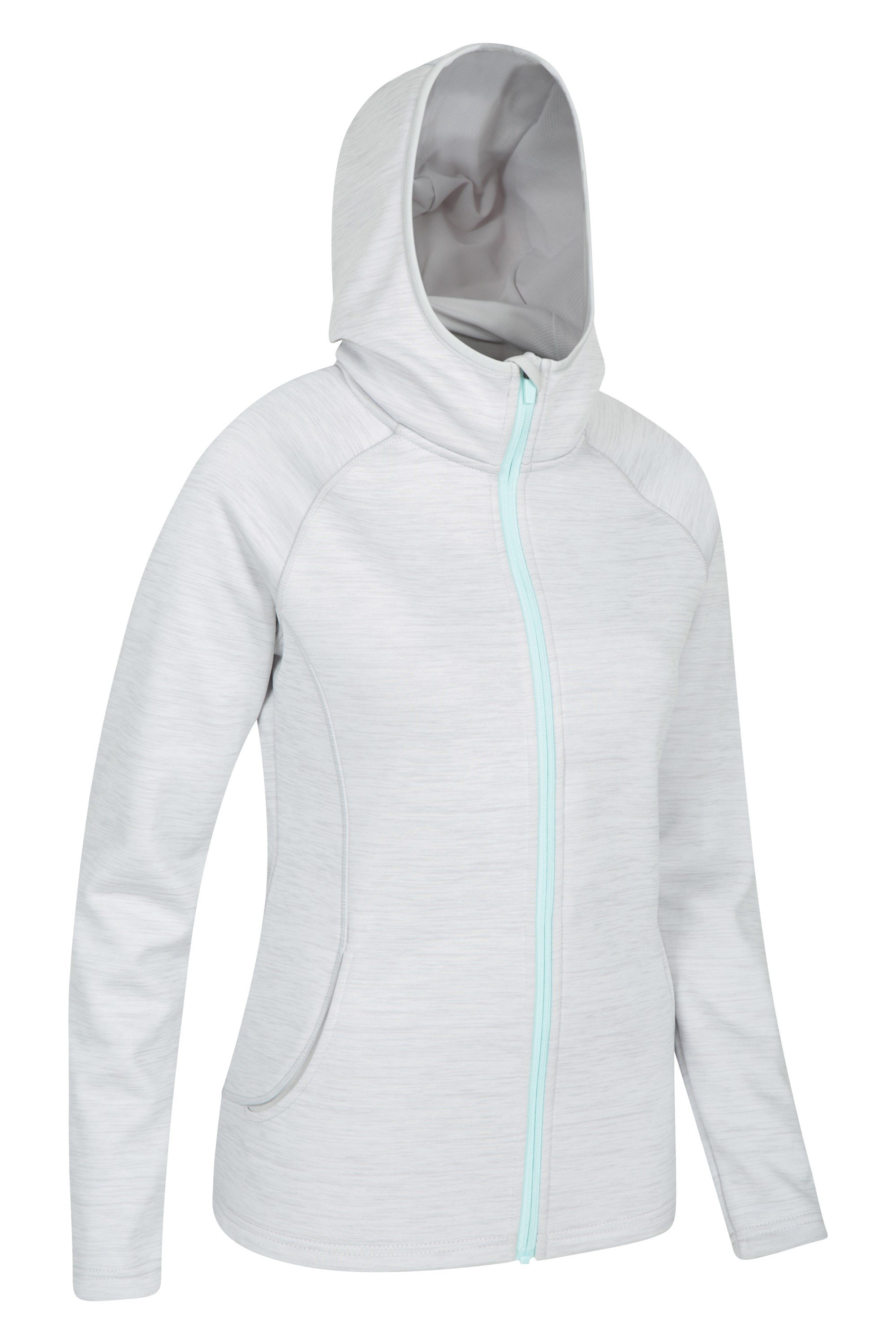 ladies zipped sweatshirt no hood