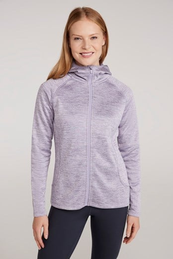 IsoCool Dynamic Chakra Womens Hoodie Purple