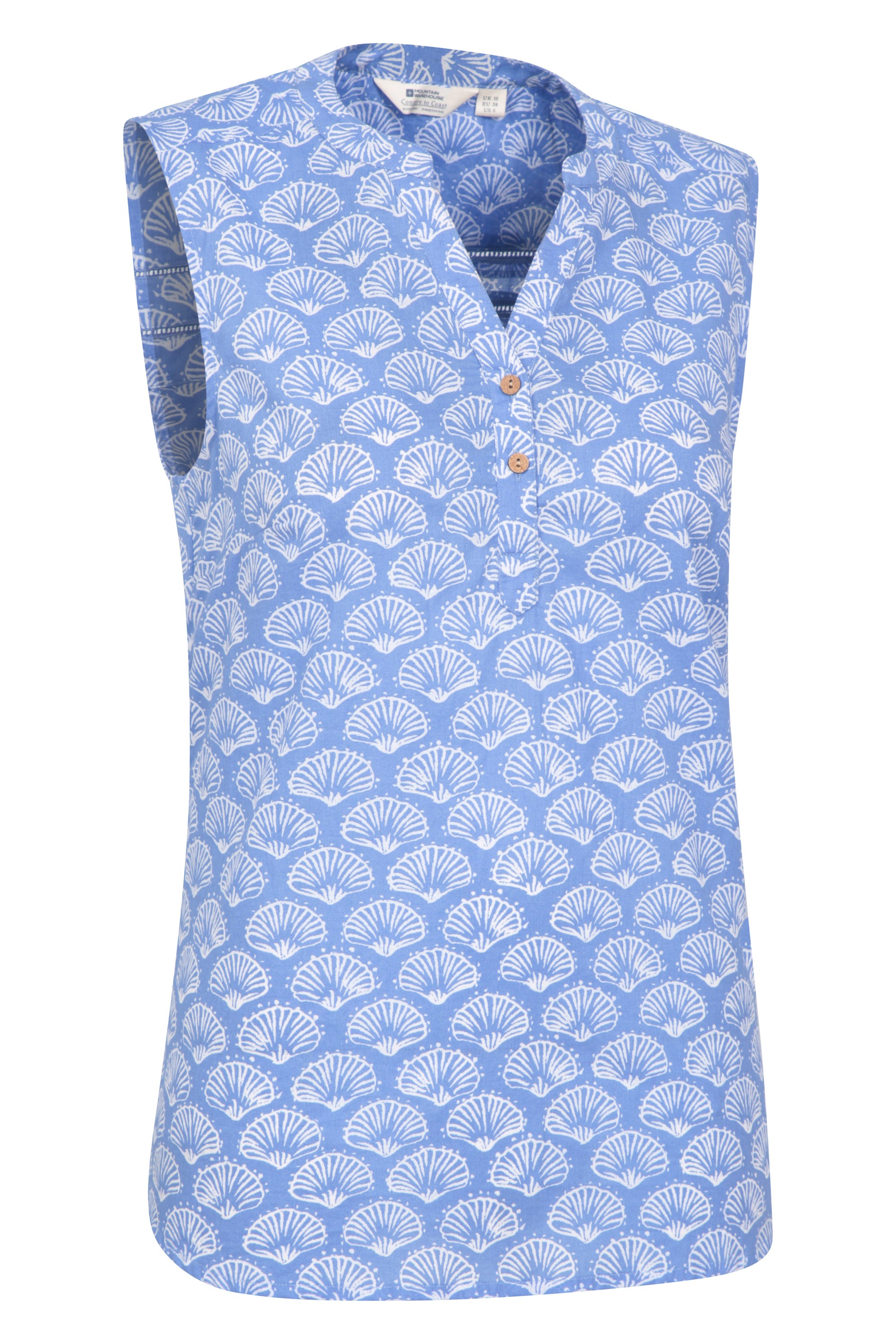 Petra Womens Printed Sleeveless Shirt | Mountain Warehouse GB