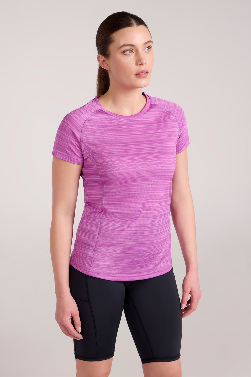 Mountain Warehouse Endurance Striped Womens Active Tee T Shirt UPF30+ Ladies - Picture 57 of 77