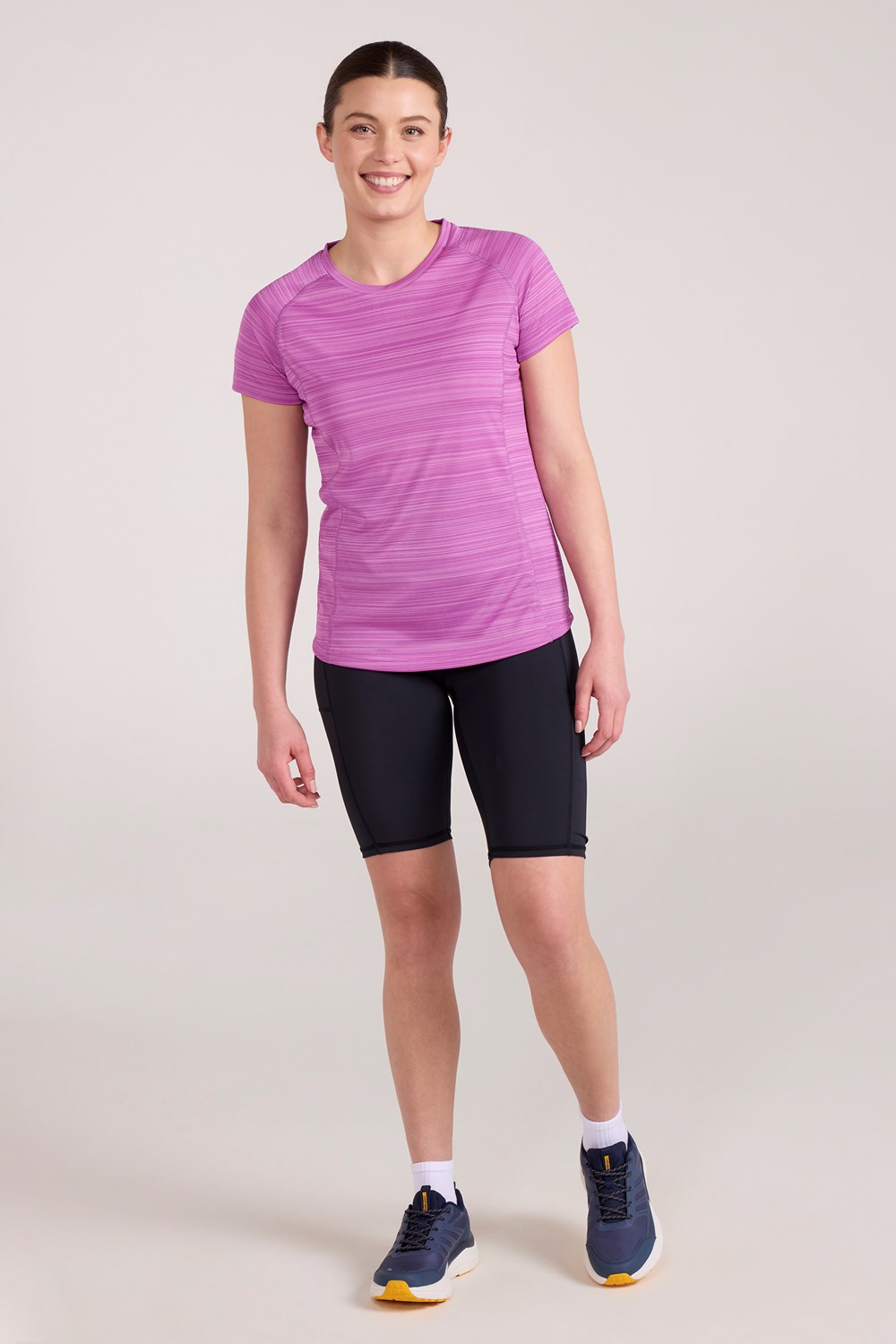 Mountain Warehouse Endurance Striped Womens Active Tee T Shirt UPF30+ Ladies - Picture 59 of 77