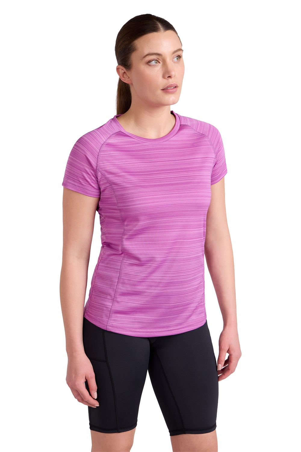 Mountain Warehouse Endurance Striped Womens Active Tee T Shirt UPF30+ Ladies - Picture 67 of 77
