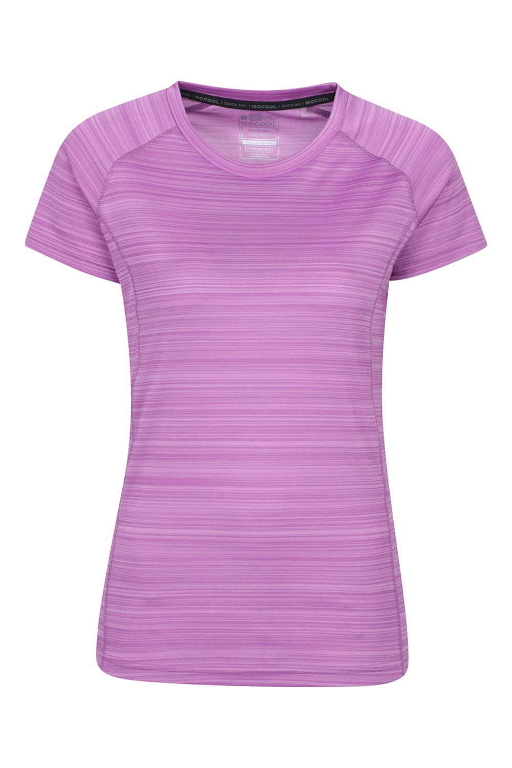 Mountain Warehouse Endurance Striped Womens Active Tee T Shirt UPF30+ Ladies - Picture 62 of 77
