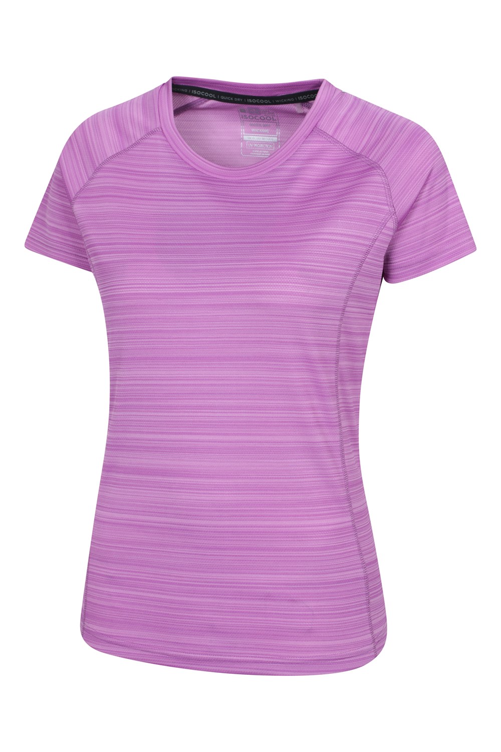 Mountain Warehouse Endurance Striped Womens Active Tee T Shirt UPF30+ Ladies - Picture 65 of 77