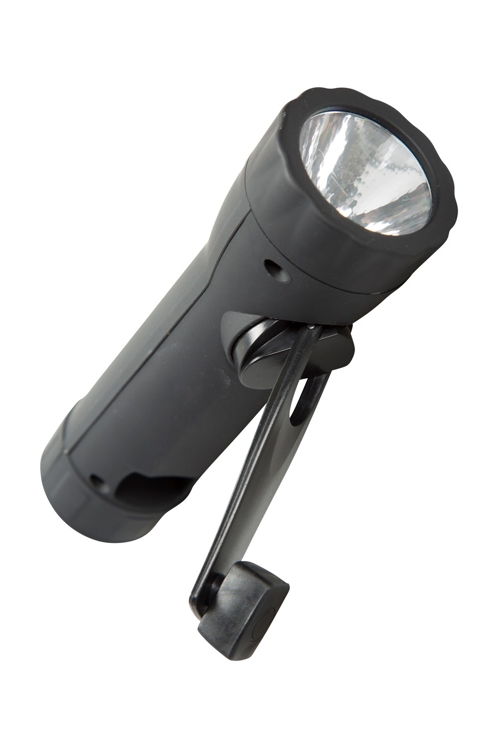 Mountain Warehouse Usb Wind Up Torch In Charcoal 3 Led With Energy