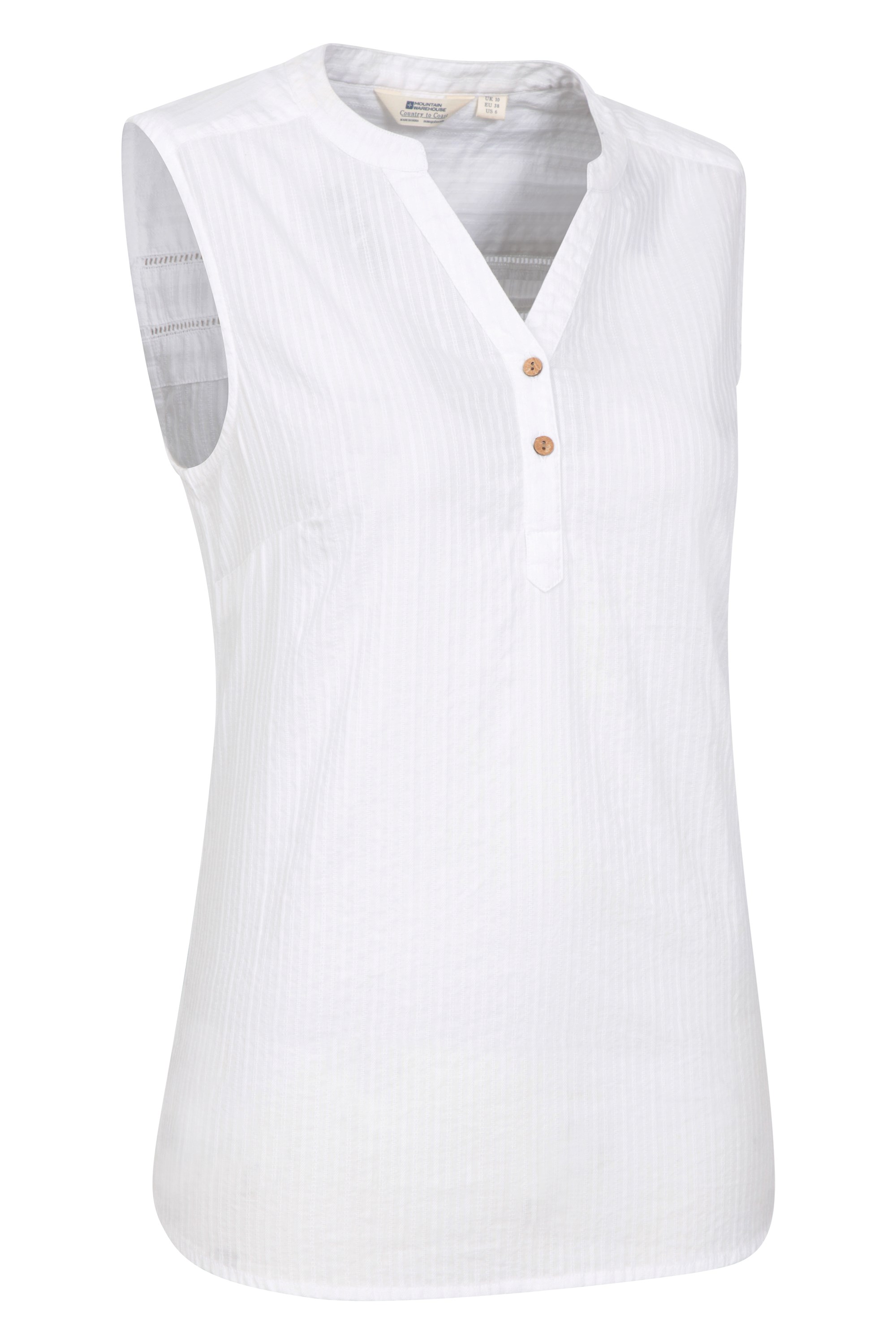 Petra Womens Sleeveless Shirt | Mountain Warehouse GB